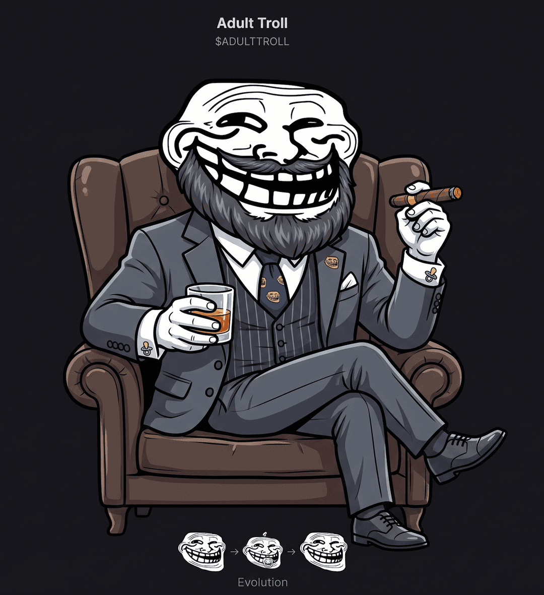 Adult Troll — $ADULTTROLL mascot